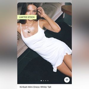 Princess Polly Kiribati White Dress, worn once